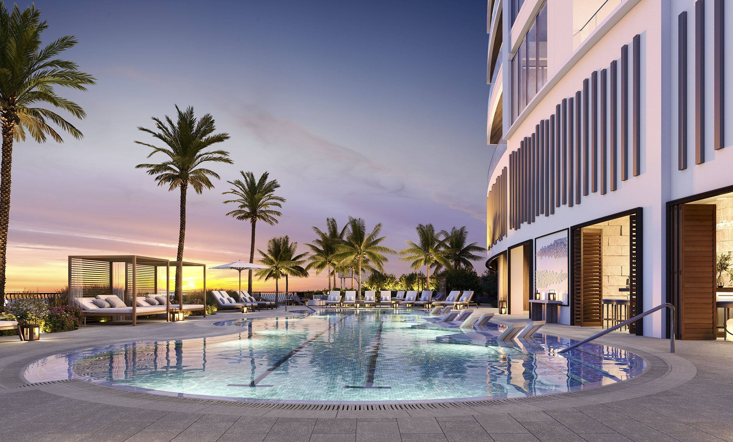 residences-lido-key-pool Residences lido key pool